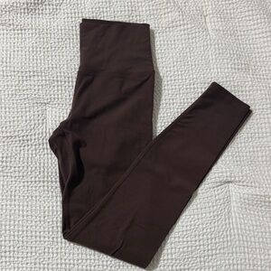 Carbon 38 Brown Leggings full length